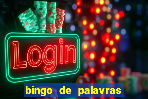 bingo de palavras de natal